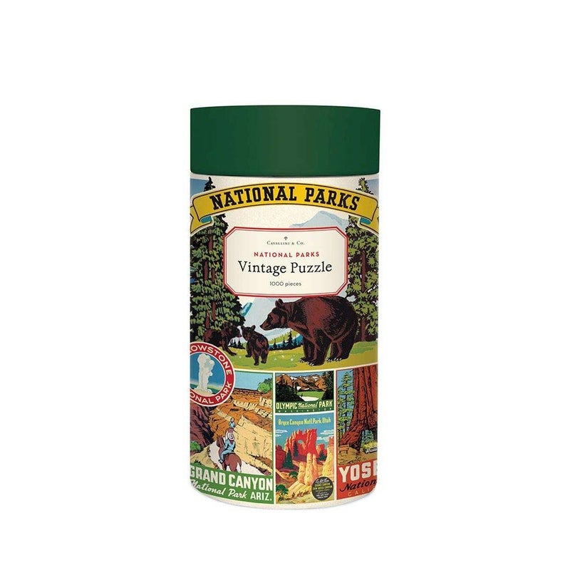 CAVANILLI & CO. Cavallini Papers & Co. National Parks 1,000 Piece Puzzle, Multi - Image 5